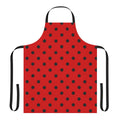 Ladybug pattern apron with a charming and whimsical design