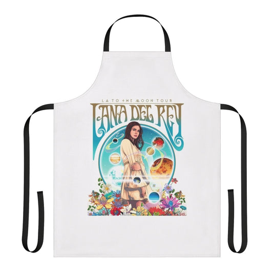 Lana Del Ray inspired apron featuring the moon design