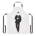 Lawyer-inspired apron featuring a minimalist design, perfect for fans of legal dramas and professional attire.