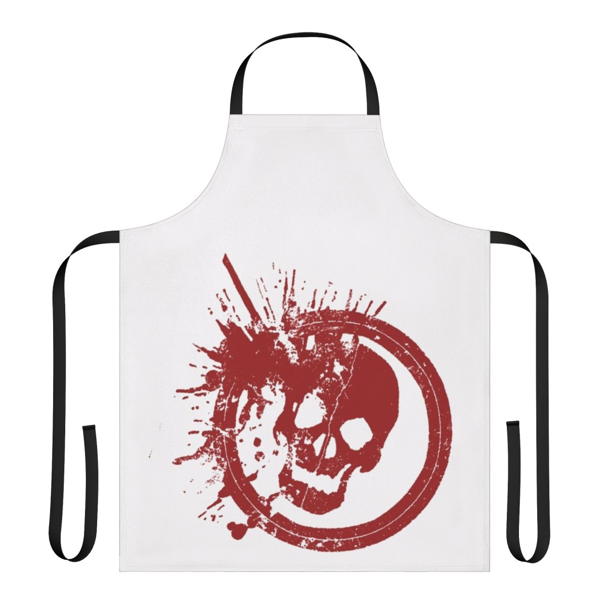 Leon Kuwata-inspired skull apron for Danganronpa cosplay and cooking