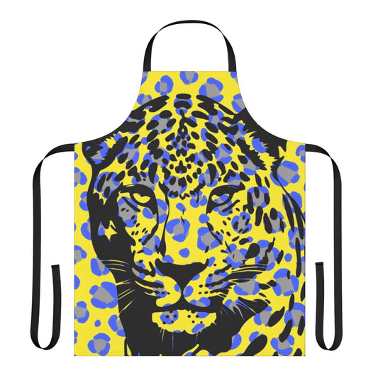 Leopard print apron with a stylish and high-quality design for animal lovers