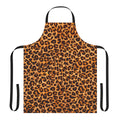 Leopard print apron with a vibrant, eye-catching design