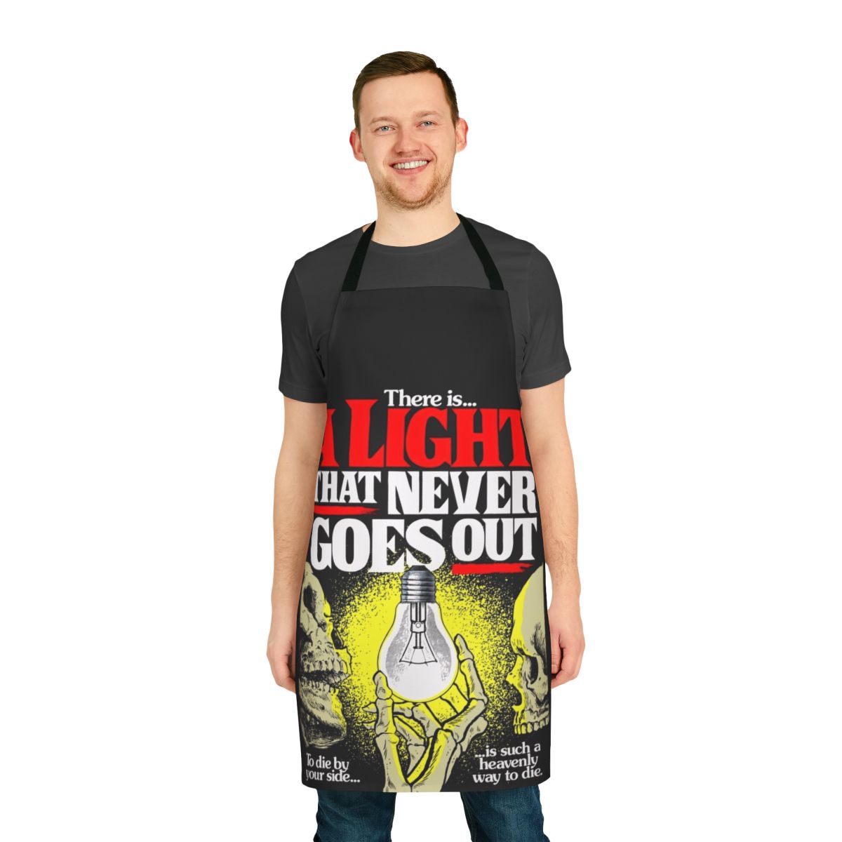 A light, linen apron with a unique design for cooking and kitchen tasks