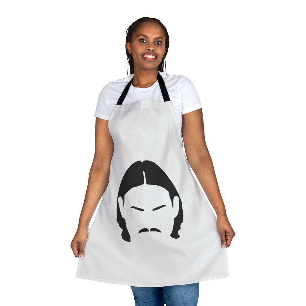 Little Big inspired apron with music notes and band logo design