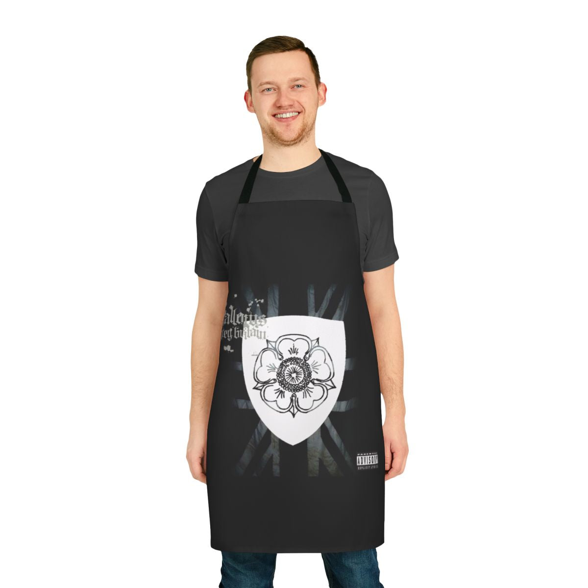 London Punk-Inspired Apron for Music Enthusiasts