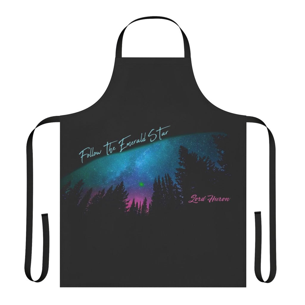Lord Huron inspired apron with galaxy print design