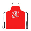 Madonna inspired apron with her iconic silhouette and lyrics