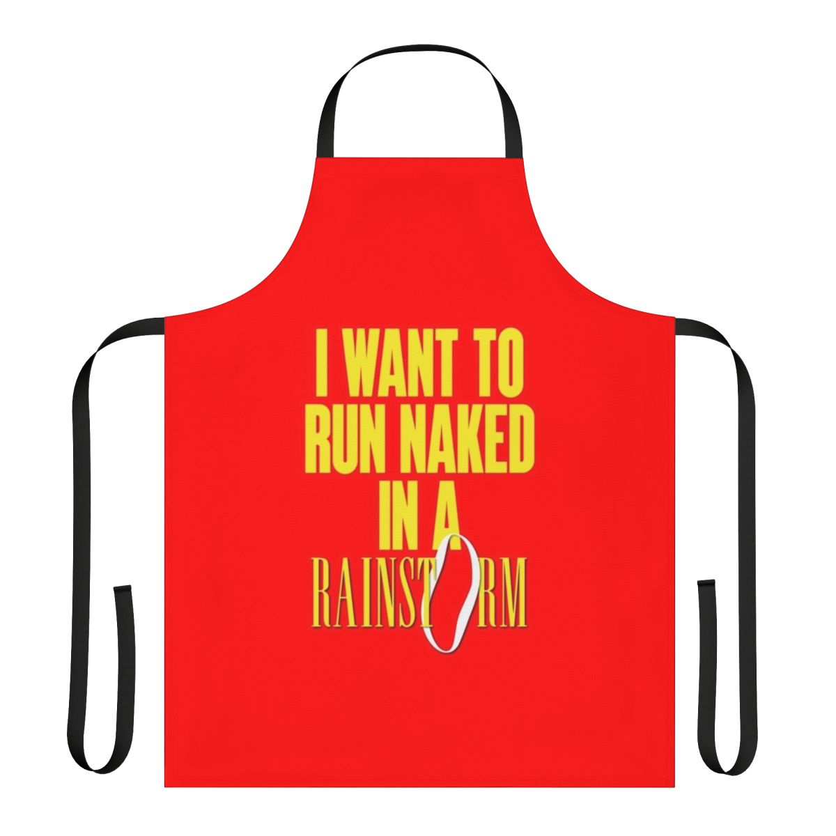 Madonna-inspired apron with album art and famous song titles