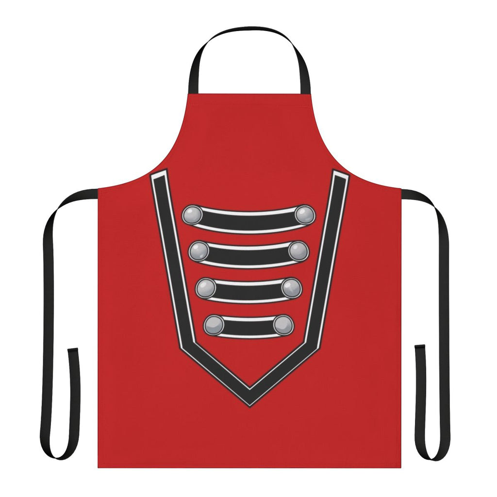 Marching band inspired apron with a simple pattern design