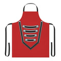 Marching band inspired apron with a simple pattern design