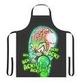 Mars Attacks alien apron featuring the iconic "ack ack ack" design