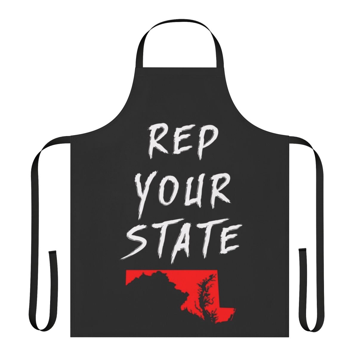 Maryland state-themed apron for cooking, gardening, or crafting