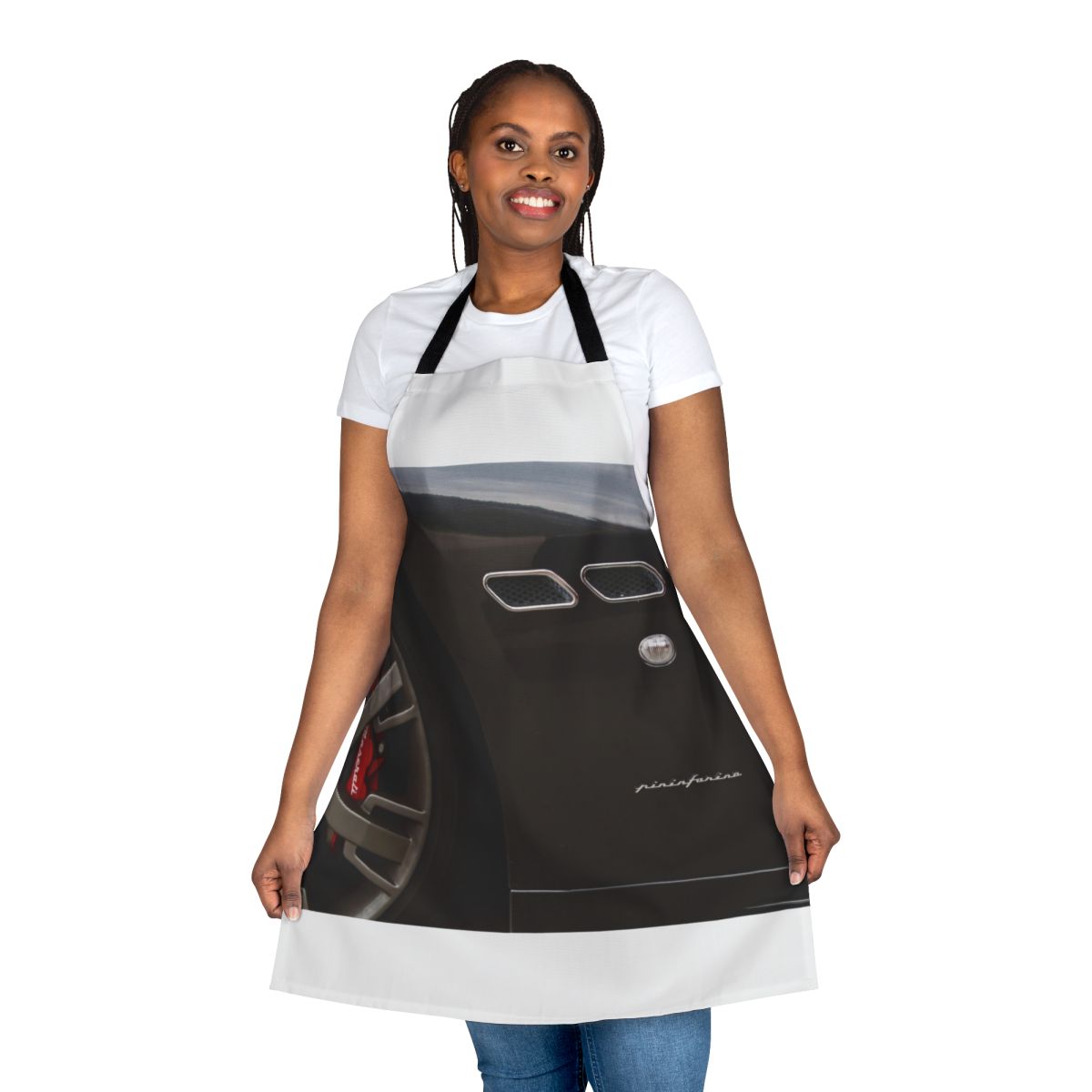Maserati Granturismo-inspired apron for automotive enthusiasts