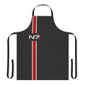 Mass Effect-themed apron with N7 emblem design