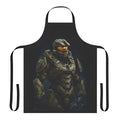 Artistic apron featuring the iconic Master Chief character from the Halo video game franchise