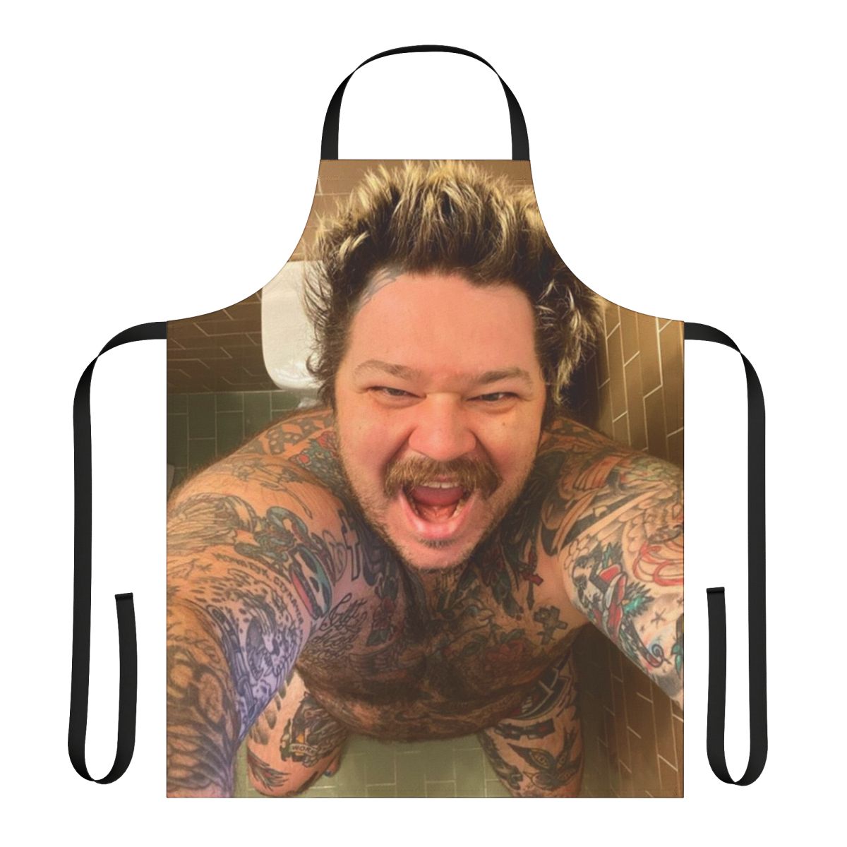 Matty Matheson-inspired cooking apron with a sleek, modern design
