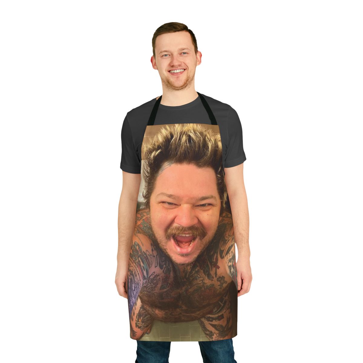 Matty Matheson-inspired cooking apron with a sleek, modern design