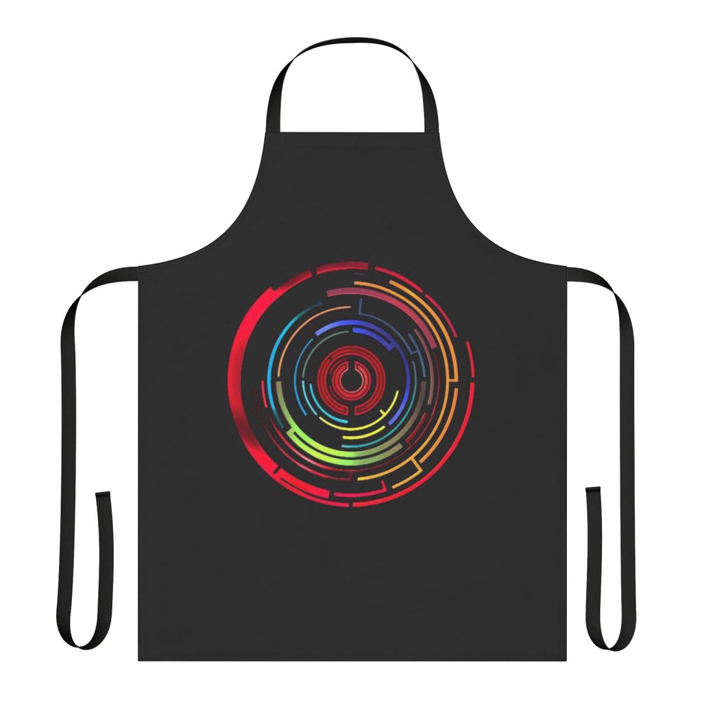 Maze design pattern printed on a high-quality kitchen or cleaning apron