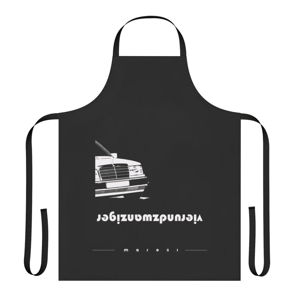 Apron featuring the iconic Mercedes W124 design, perfect for car enthusiasts
