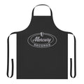 Stylish Mercury Label Inspired Apron with Retro Music Vinyl Design