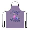 Mermaids Against Misogyny Apron featuring a whimsical mermaid design