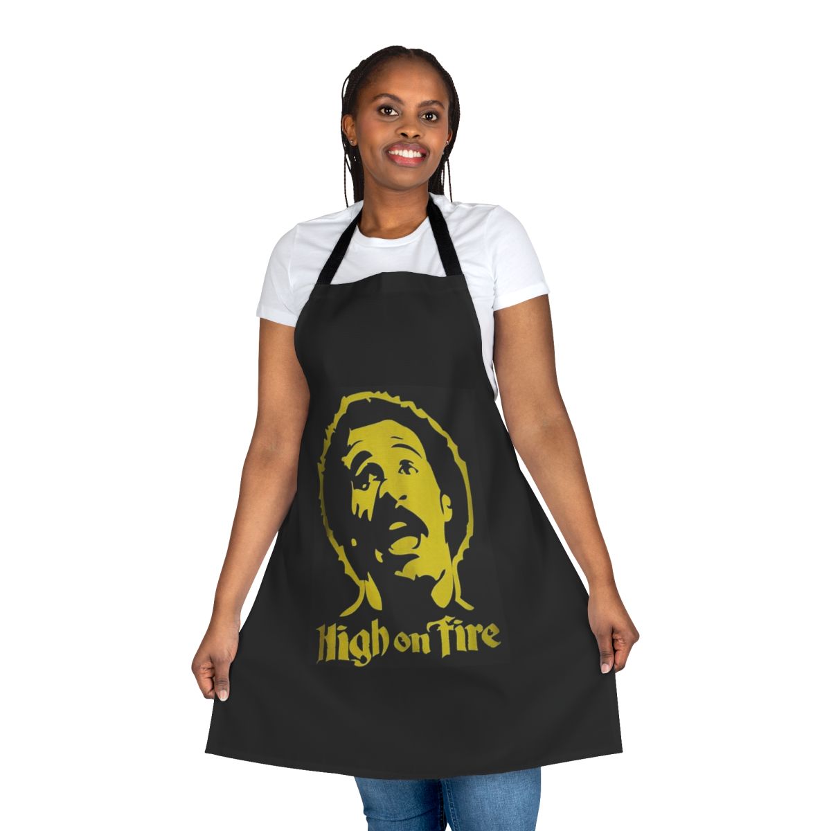 Durable apron featuring the High On Fire band logo for music fans