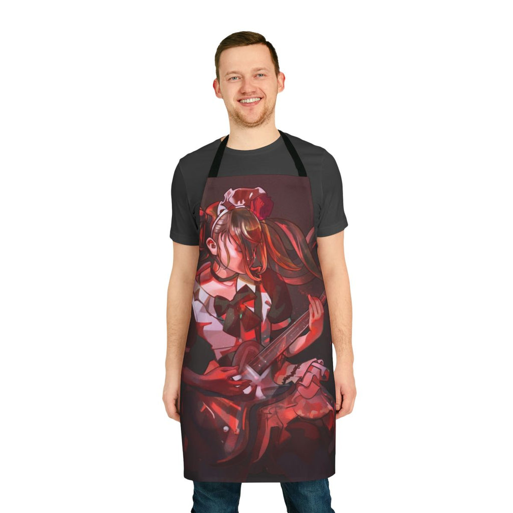 Bandmaid-inspired guitarist apron for music fans and metal enthusiasts