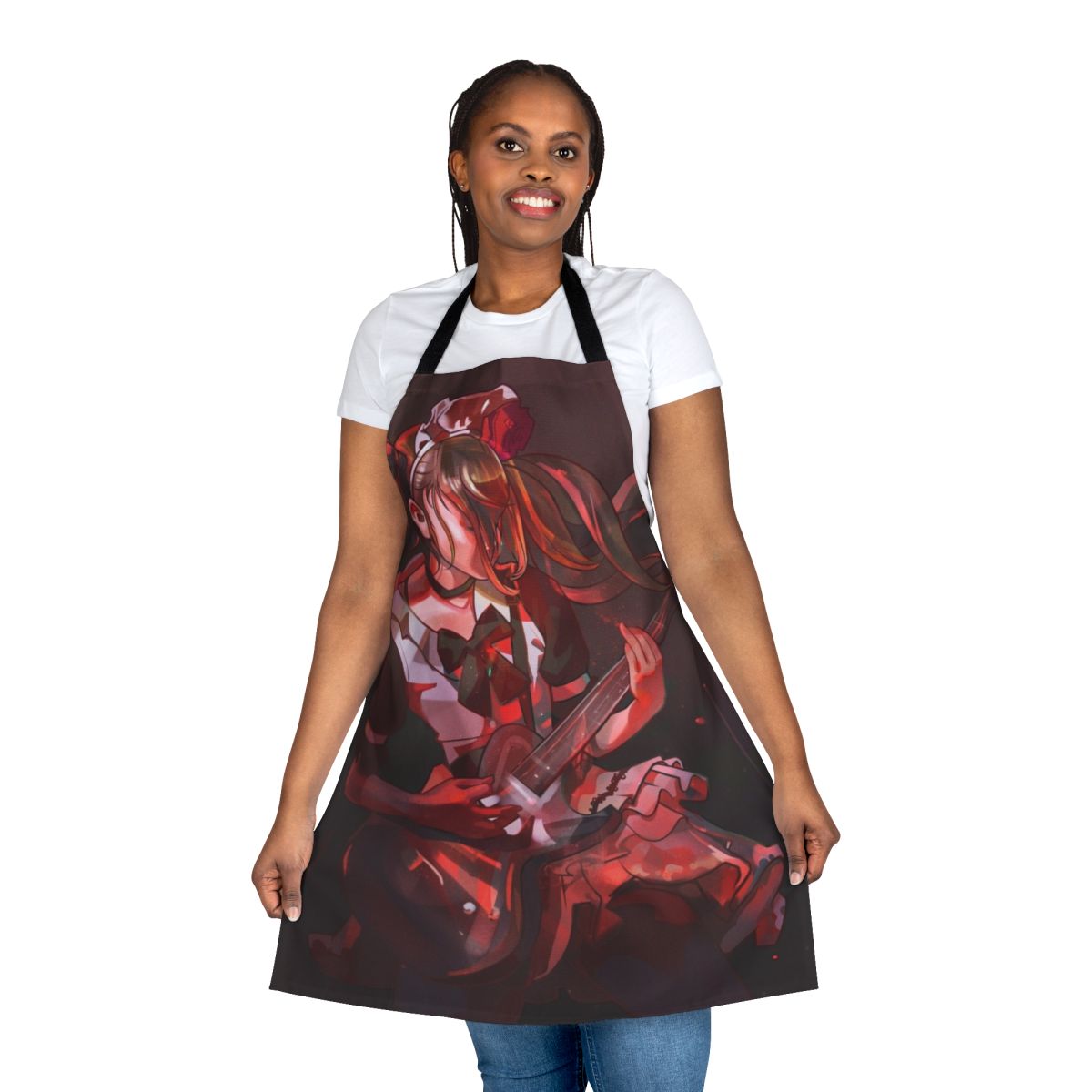 Bandmaid-inspired guitarist apron for music fans and metal enthusiasts