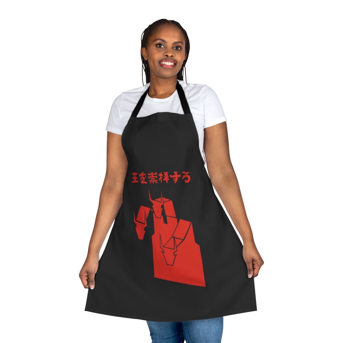 Mf Doom inspired apron with vintage hip hop design