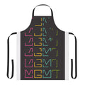 MGMT-inspired apron with a faded design
