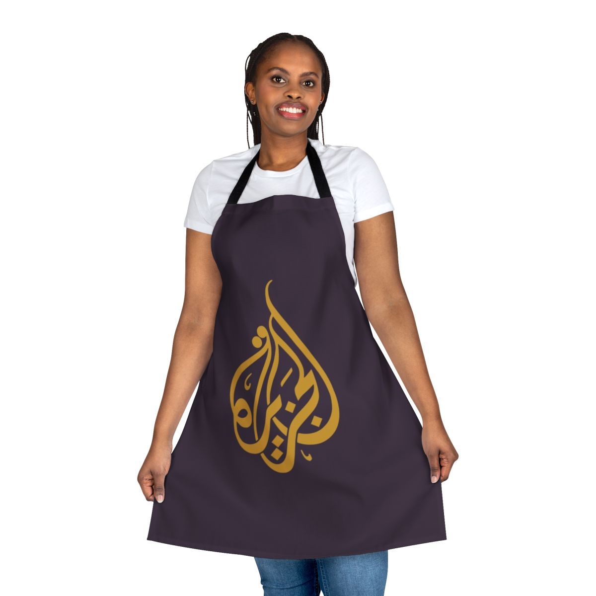 Middle Eastern inspired apron with cultural design elements