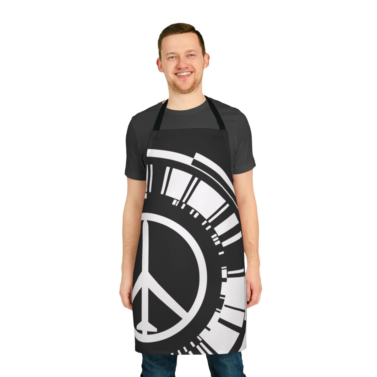 Sleek and durable military-style apron with Metal Gear Solid graphics