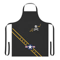 Jolly Rogers Apron with Fighter Jet, Skull, and Crossbones Insignia