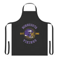 Minnesota Vikings-inspired apron with team colors and logo