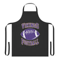 Minnesota Vikings-themed apron with football and team logos