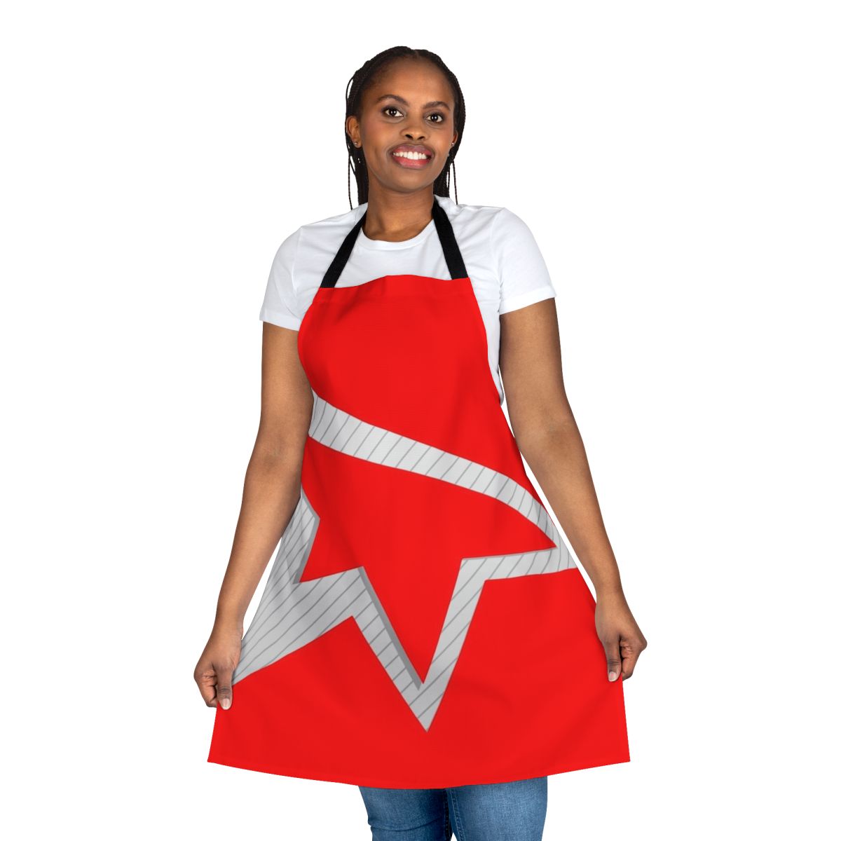 Mirrors Edge inspired apron with parkour design