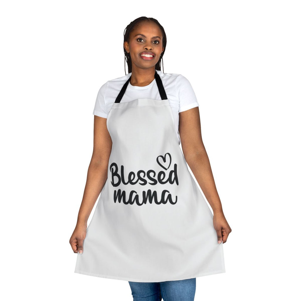 Stylish and vibrant mom apron with floral design, great for cooking, baking, and other household tasks.