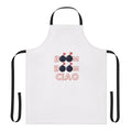 Money heist themed apron with "Boom Boom Ciao" design