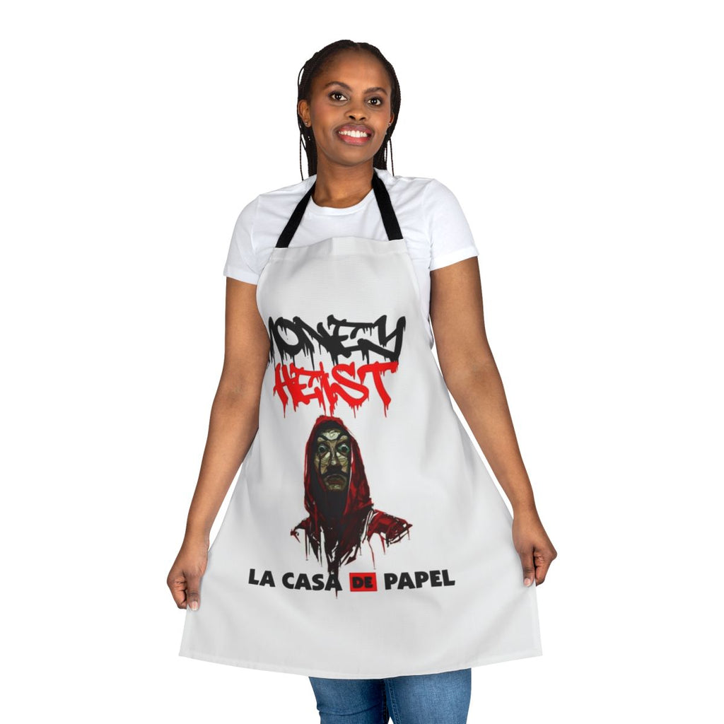 Money Heist inspired apron featuring the iconic logo design