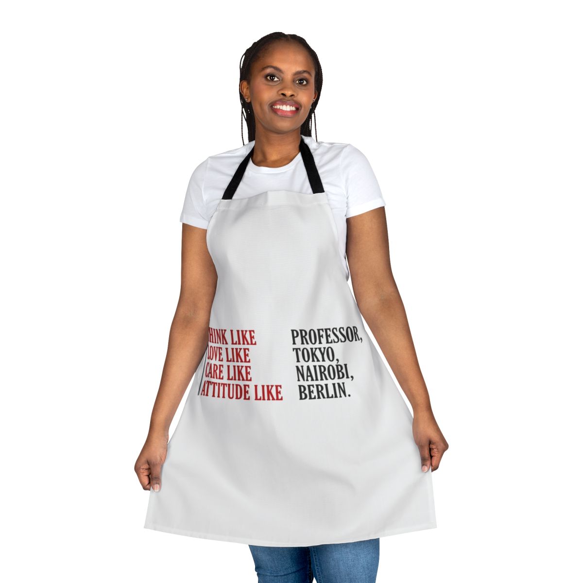 A high-quality apron inspired by the popular Netflix series Money Heist (La Casa de Papel)