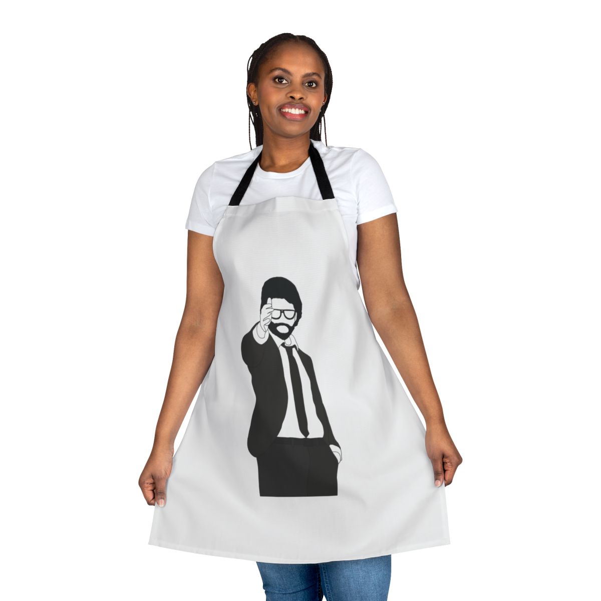 Money Heist inspired apron with The Professor design