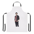 Money Heist themed apron with the Professor and crew members