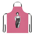 A high-quality apron featuring the iconic image of actress Monica Bellucci.