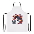 Monster Hunter themed apron featuring the Valstrax dragon
