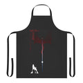 Monster Hunter-themed Safi Jiiva apron with dragon and kanji design