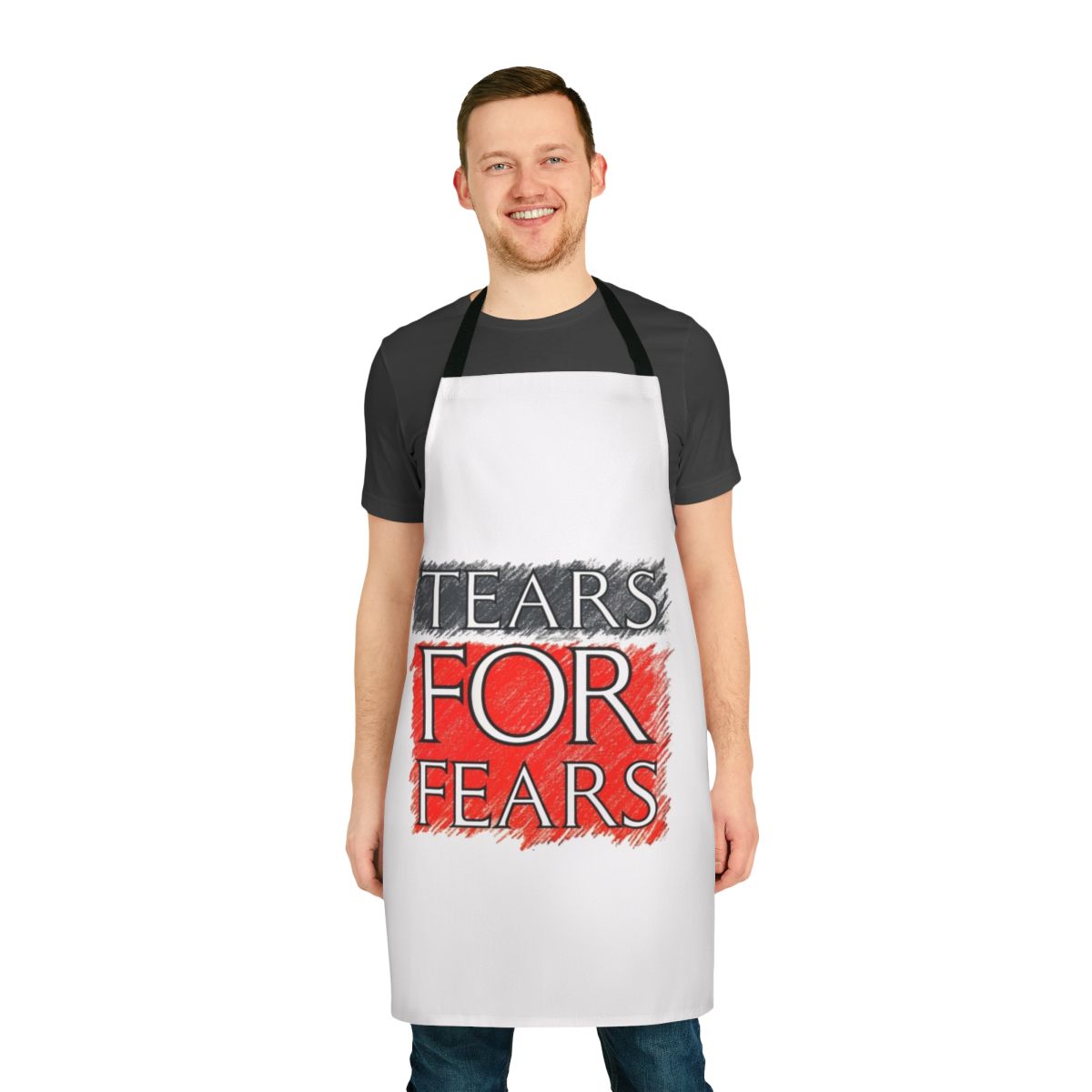 Stylish mothers apron with music-inspired design