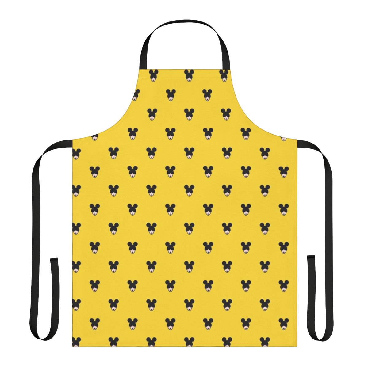 Paparazzi-inspired apron with a playful mouse ears pattern