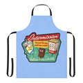 Stylish apron for movie lovers featuring a concession stand design
