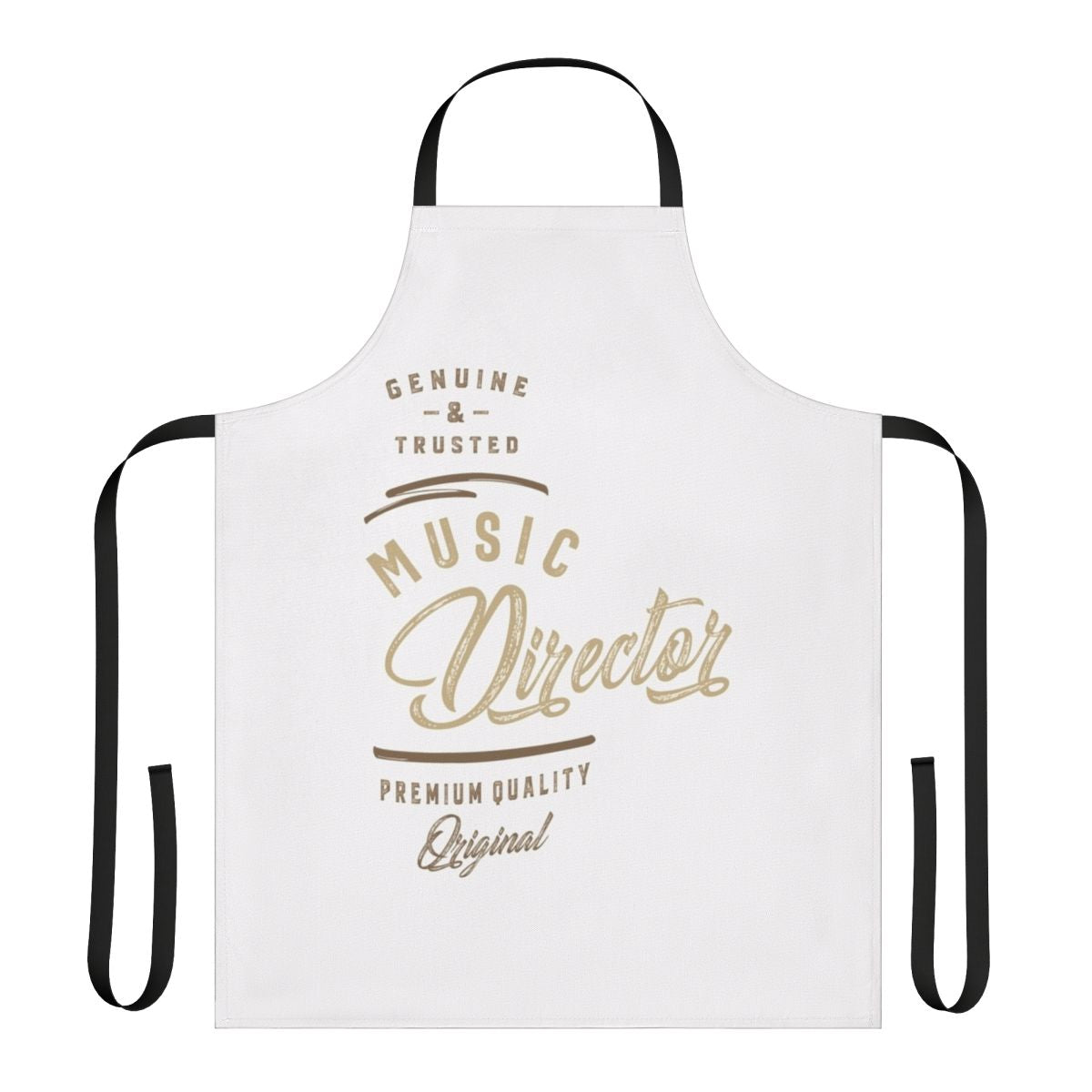 Music Director Apron with Typography Design