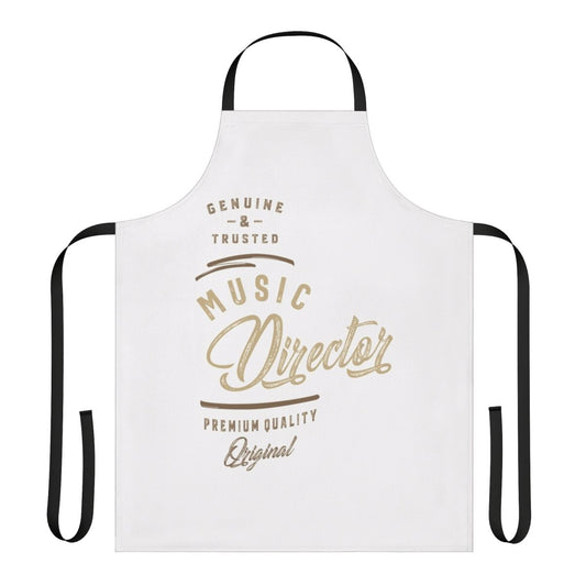 Music Director Apron with Typography Design